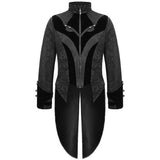 Gothic Mens Devil Fashion Cavendish Gothic Regency Tailcoat Jacket