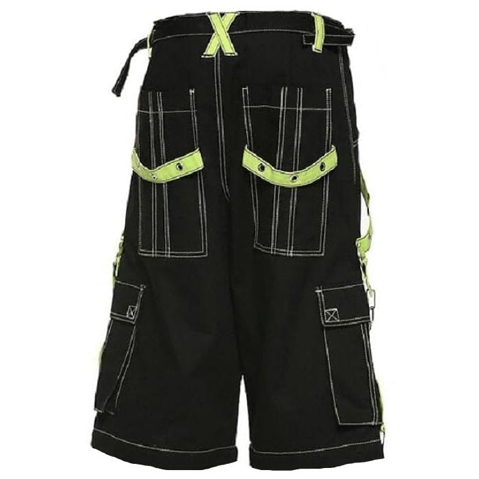 Prime Quality Handmade Gothic Bondage Alternative Punk Rock Limelight Symbol Emo Shorts