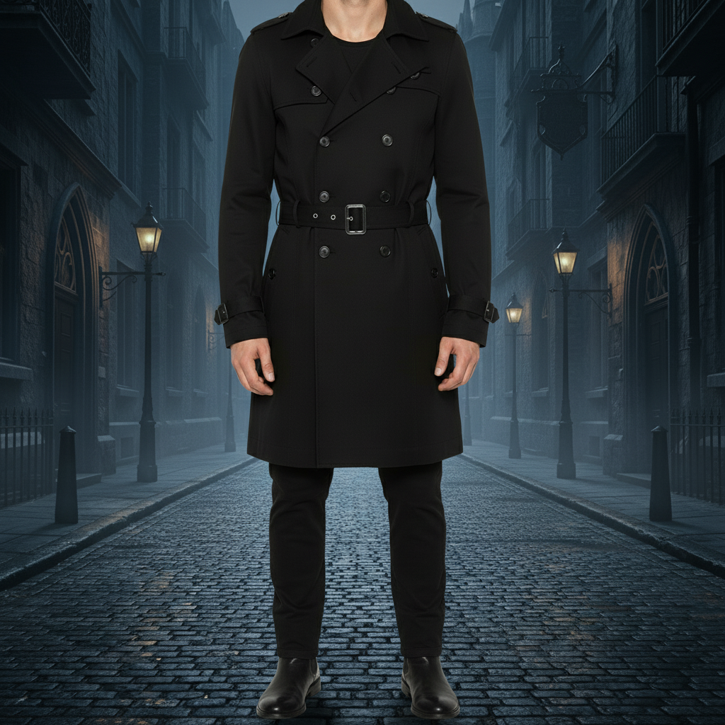 Gothic Spy Military Parade Band Army Gothic Jacket Coat Punk Rock Black Uniform