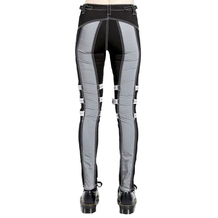 Prime Quality Gothic Bondage Reflective Men Pant Alternative Punk Rock Emo Trouser Pant/Emo
