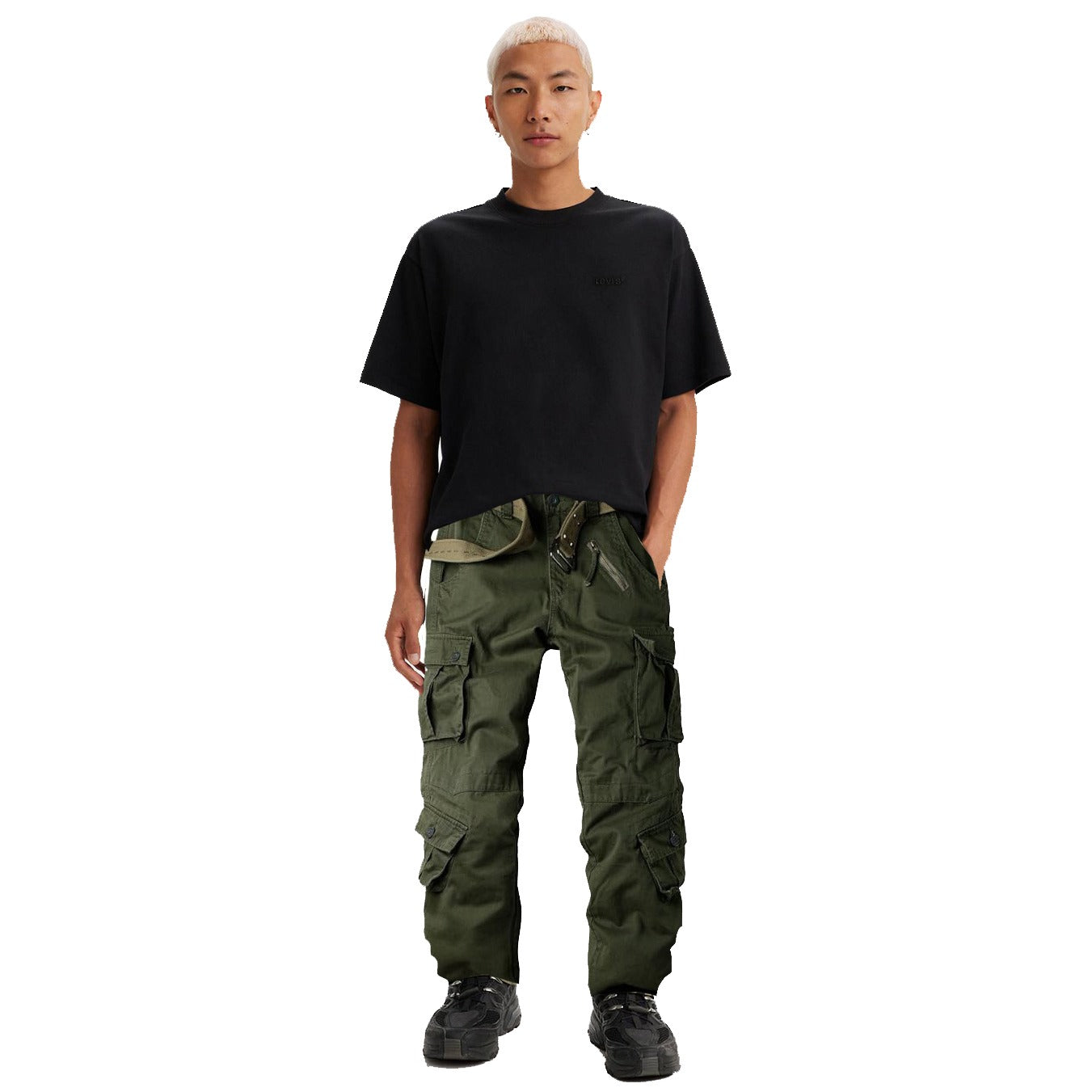 Men's Cotton Casual Military Army Camo Combat Work Cargo Pants with 8 Pockets
