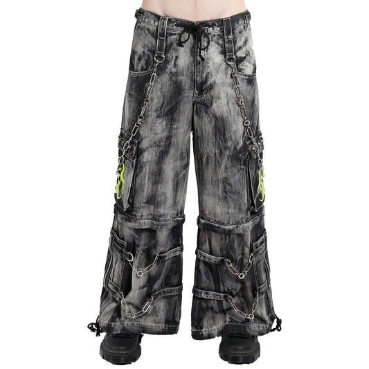 Gothic Men's Biohazard Black Denim Storm Wash Pant