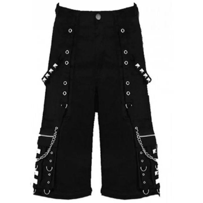 Gothic Bondage Mens Alternative Punk Attitude Cyber Rock Emo Shorts