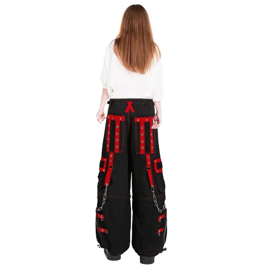 Women's Gothic Handmade Bondage Cyber Chain Techno Rock Punk Shorts Trouser Pants