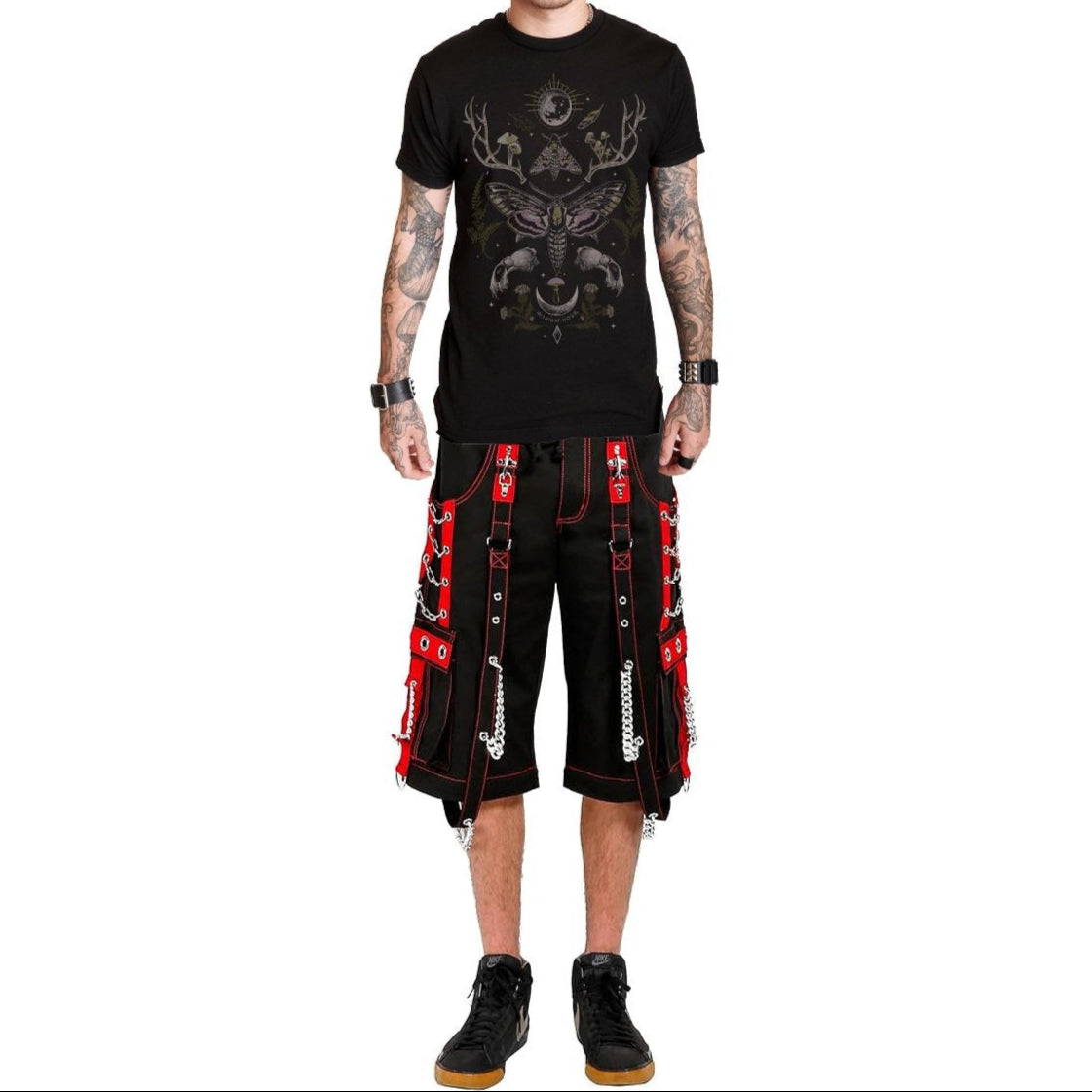 Gothic Mens Rough Rider Shorts