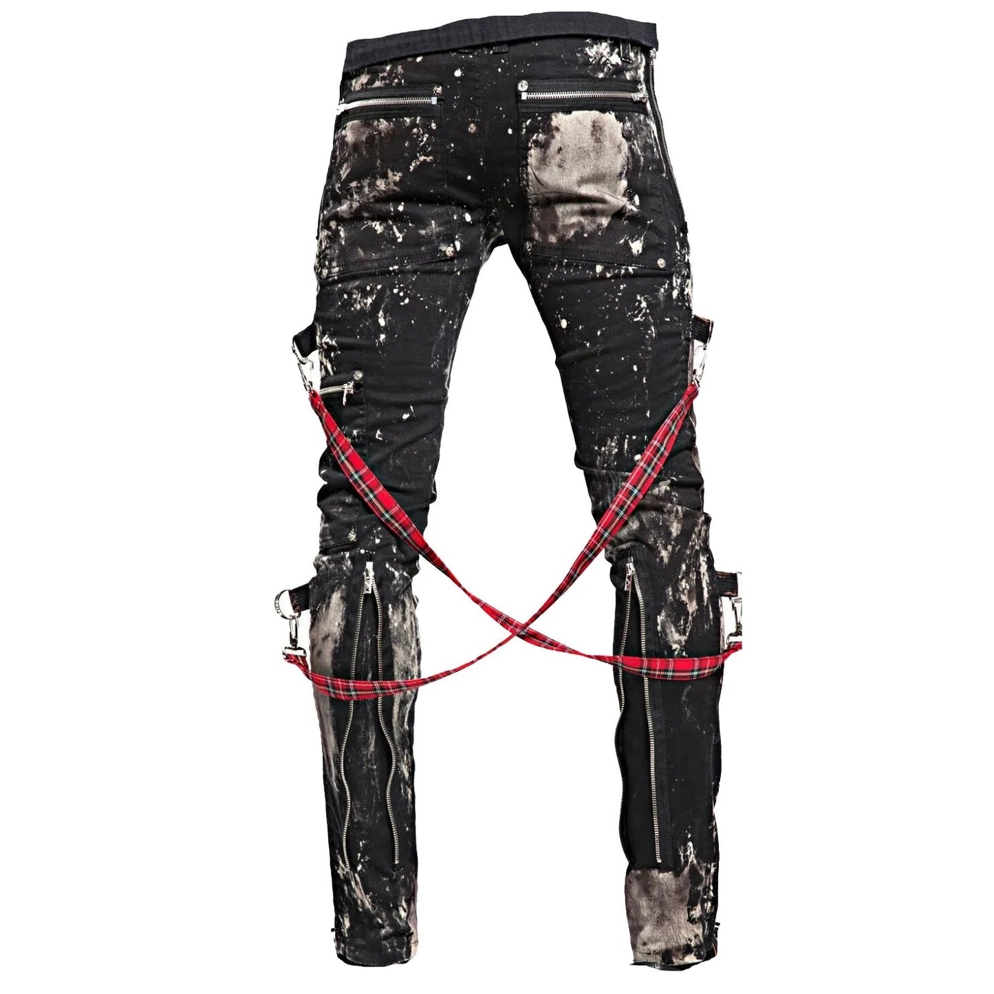 Prime Quality Handmade Gothic Skinny Jeans Apocalyptic Rebel Punk Emo Pants USA Goth Punk Rebel Pants