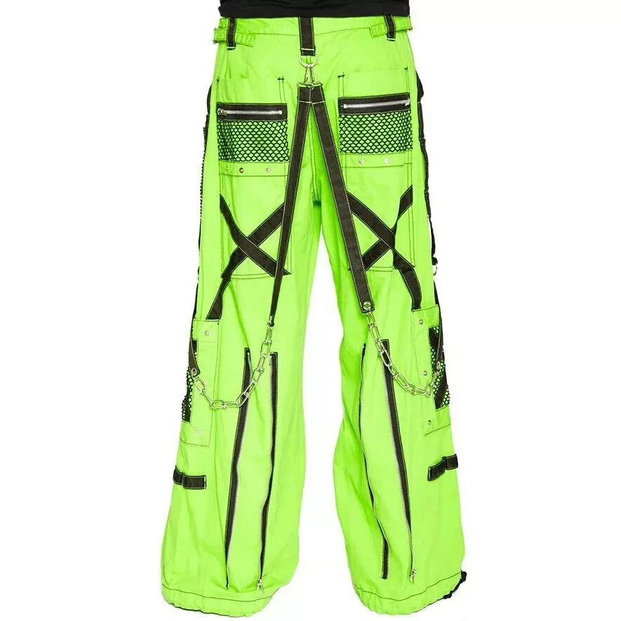 Prime Quality Men Gothic Bondage Pant Alternative Punk Rock Emo Gothic Limelight Symbol Pants/USA