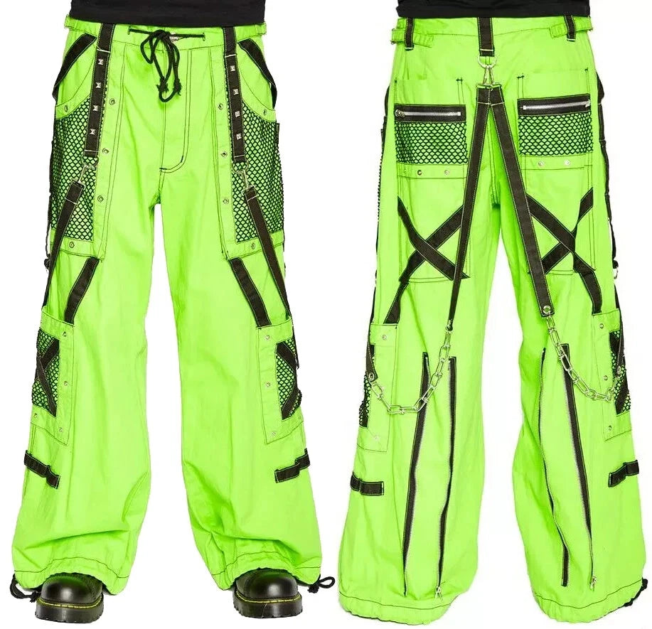 Prime Quality Men Gothic Bondage Pant Alternative Punk Rock Emo Gothic Limelight Symbol Pants/USA
