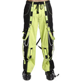 Prime Quality Men Extreme Bondage Limelight Lime Green Skater Gothic Punk Rocker Cyber Goth Steampunk Biker Pant