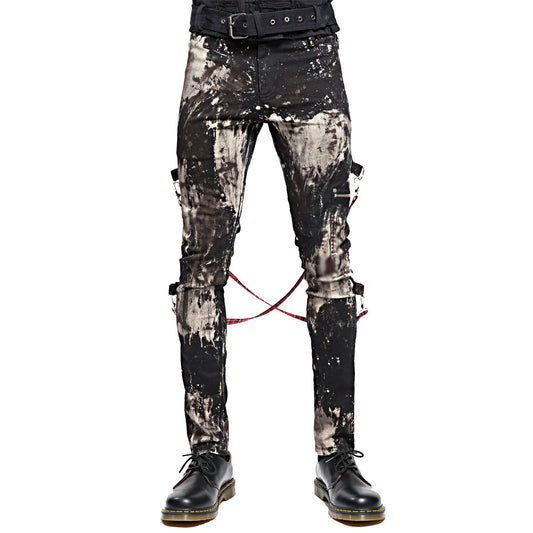 Prime Quality Handmade Gothic Skinny Jeans Apocalyptic Rebel Punk Emo Pants USA Goth Punk Rebel Pants