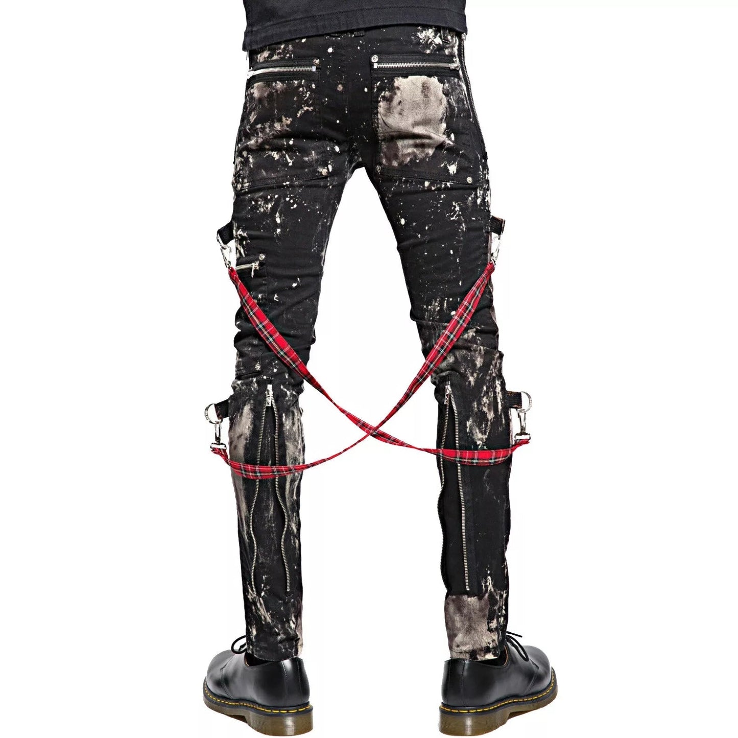 Prime Quality Handmade Gothic Skinny Jeans Apocalyptic Rebel Punk Emo Pants USA Goth Punk Rebel Pants