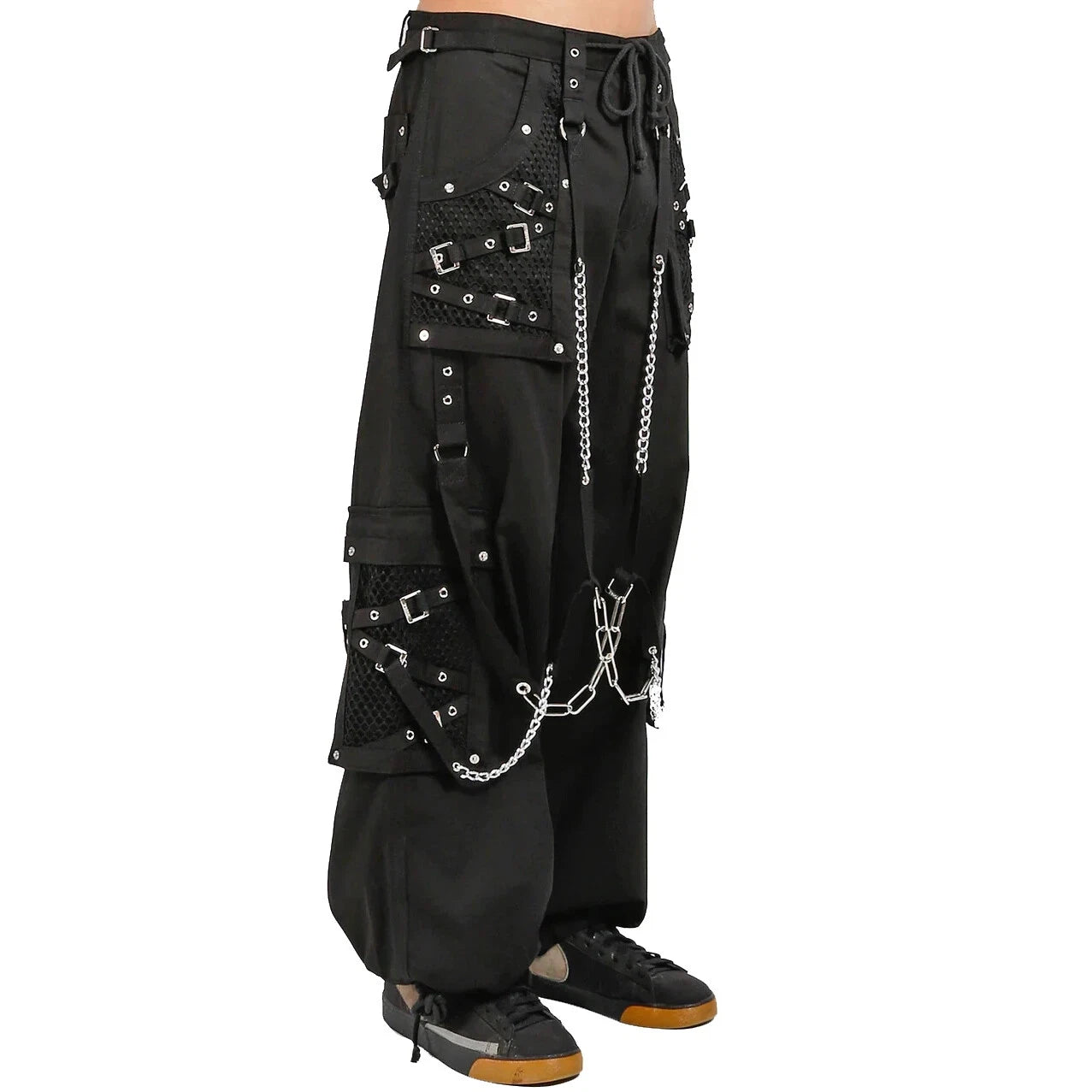 Goth Pant Trip Bondage Skater Gothic Punk Rocker Cyber Steampunk Biker Pant/Usa