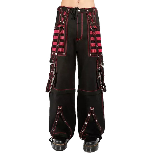 Gothic Extreme Bondage Skater Gothic Punk Rocker Cyber Goth Steampunk Biker Pant