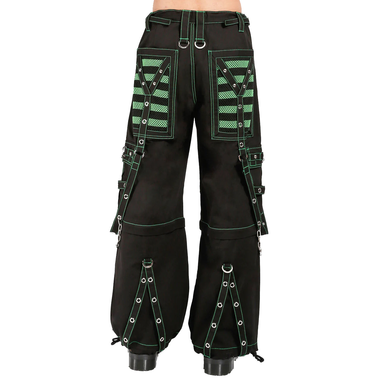 Extreme Bondage Skater Gothic Punk Rocker Cyber Goth Steampunk Biker Pants
