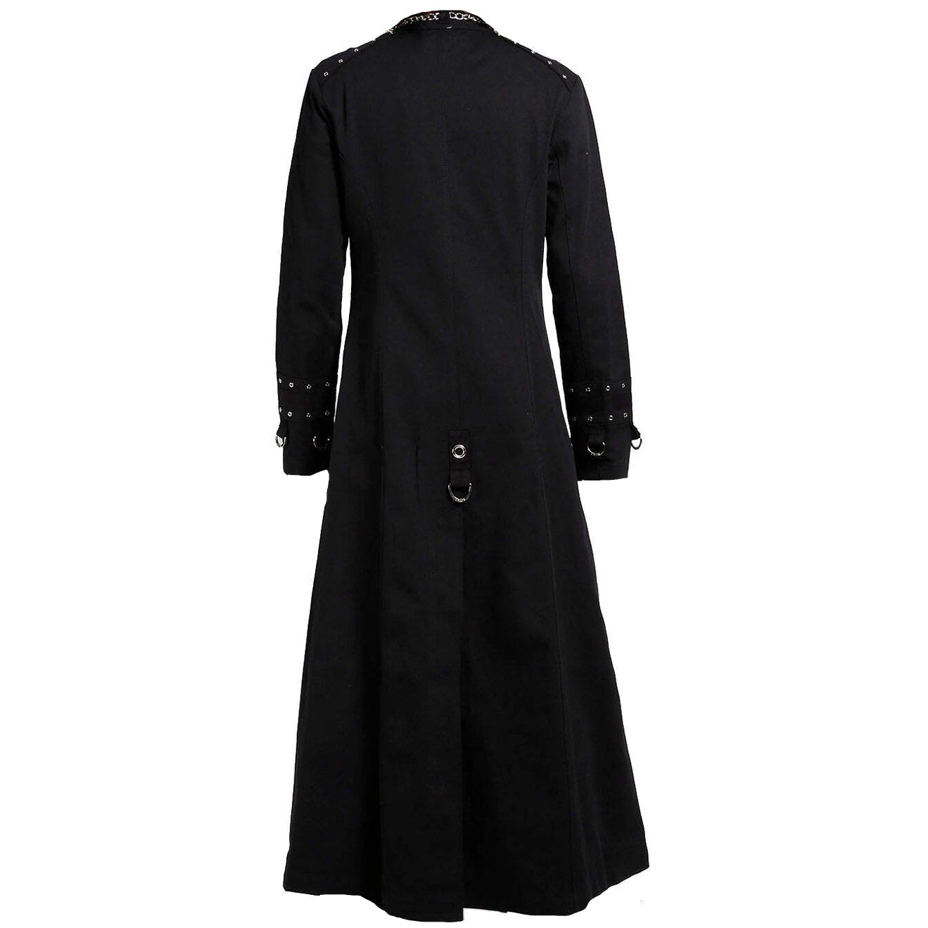 GOTHIC MEN'S HANDMADE CHAIN EYELET COAT