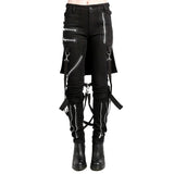 Womens Bumflap Extreme Bondage Gothic Punk Rocker Cyber Steampunk Emo Pants