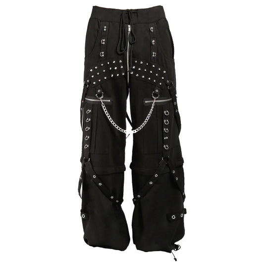 Mens Gothic Trip Pant Bondage Cyber Trip Pant Chain Techno Rock Punk Shorts Usa