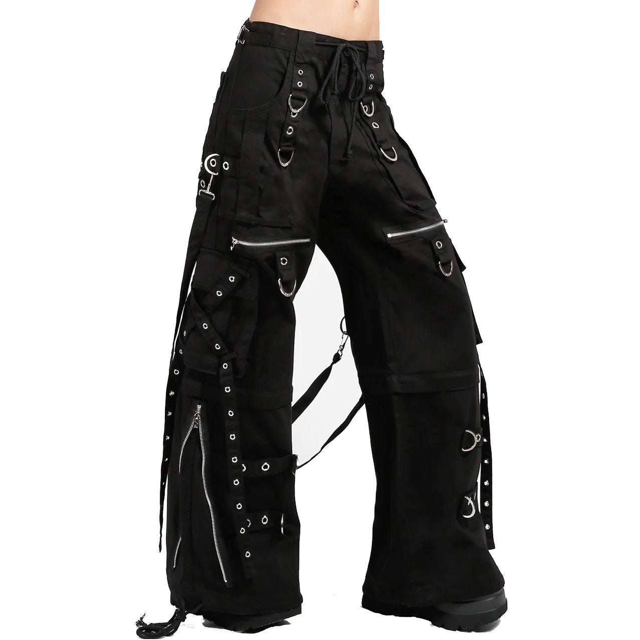 X-Strap Zip Off Pant Black