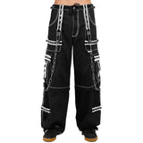 Gothic Jeans Apocalyptic Punke Mo Pants/USA Crazy Piper Goth Cyber Pants