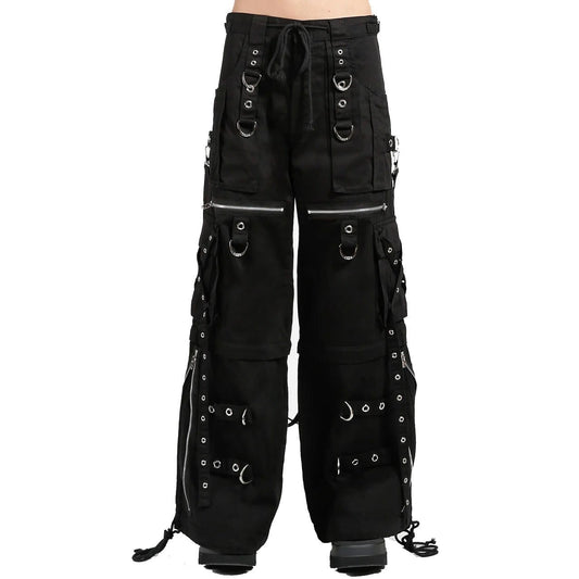 X-Strap Zip Off Pant Black