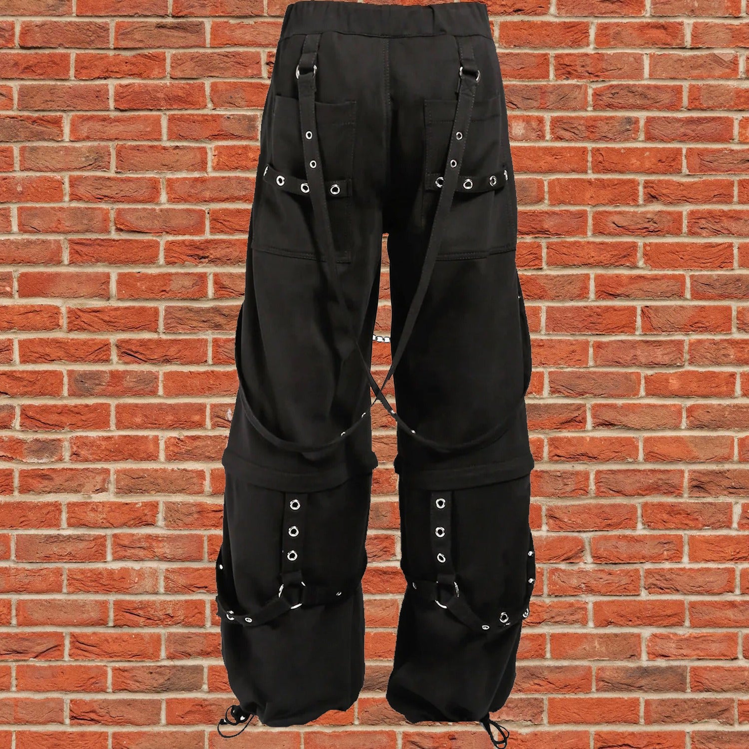 Mens Gothic Trip Pant Bondage Cyber Trip Pant Chain Techno Rock Punk Shorts Usa