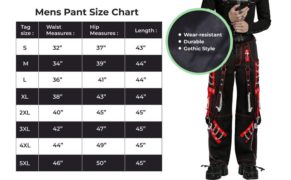 Men's Gothic Rough Rider Pants