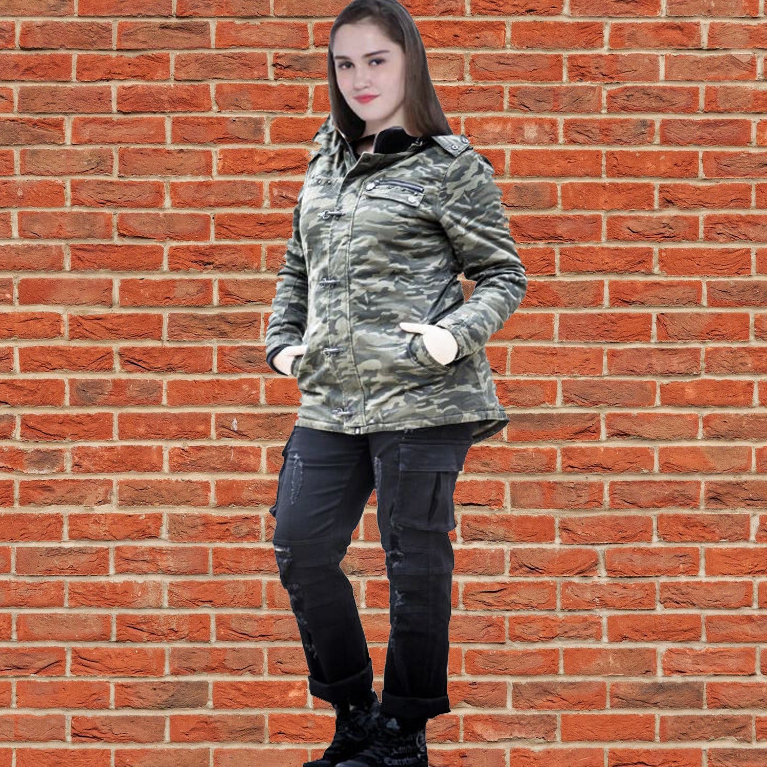 Gothic Winter Jacket camouflage
