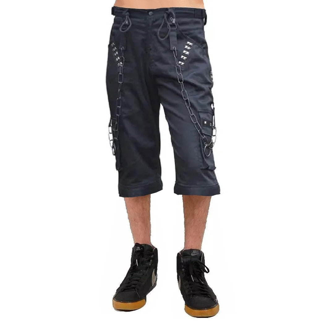 Prime Quality Mens Gothic Bondage Alternative Punk Rock Emo Shorts