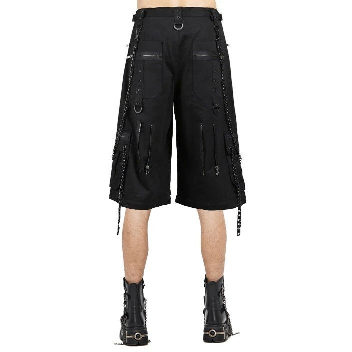Gothic Bondage Rocker Mens Alternative Punk Rock Emo Shorts