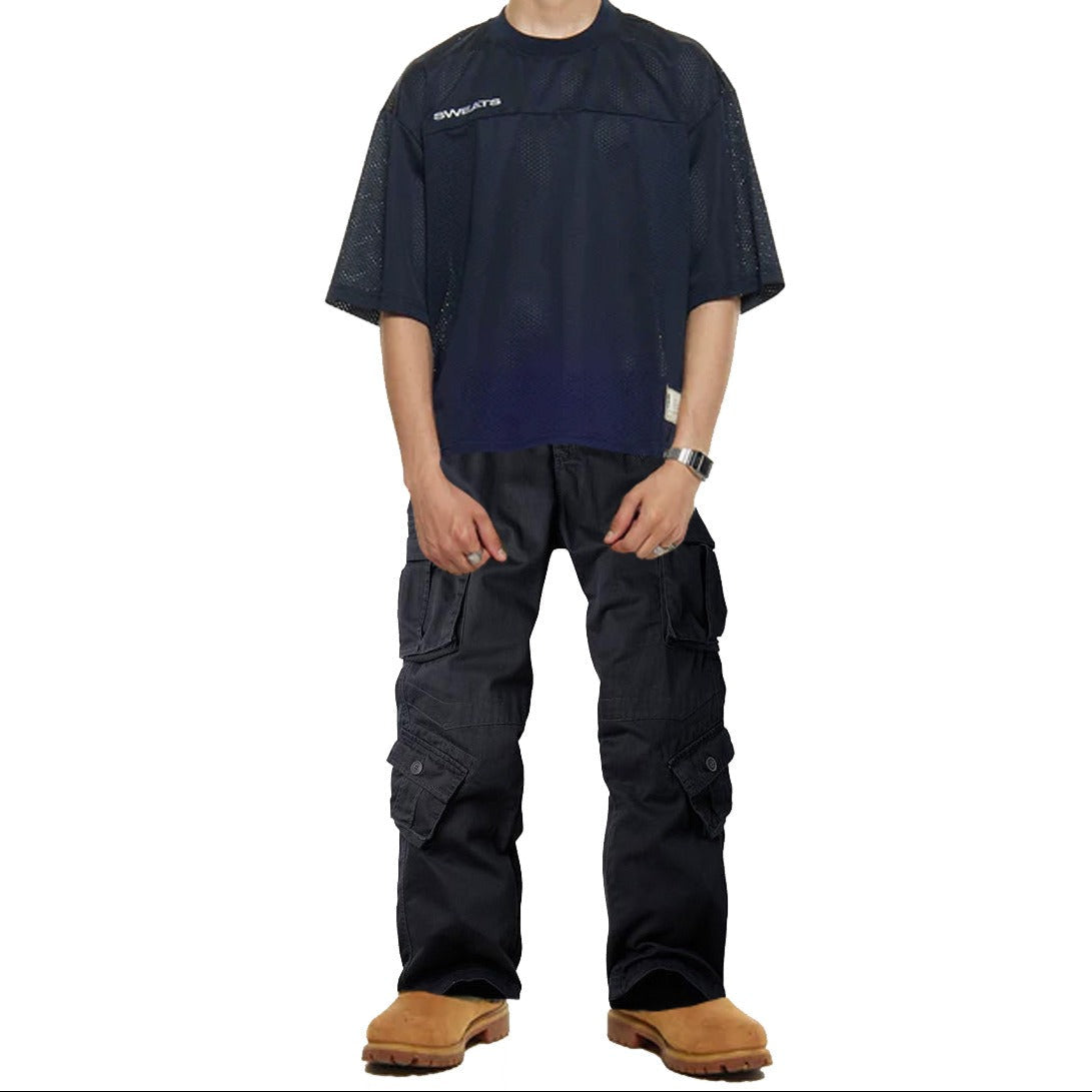 Men's Cotton Casual Military Army Camo Combat Work Cargo Pants with 8 Pockets