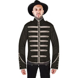 Military Drummer Jacket Black Parade Jacket Goth Punk Adam Ant Vtg Style