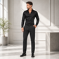 Men's Black Brocade Gothic Regency Dress Pants /Brocade Pant
