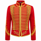 Men’s Adam Luxe Military Drummer Jacket – Red Parade Hussar Style
