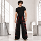 Gothic Extreme Bondage Skater Gothic Punk Rocker Cyber Goth Steampunk Biker Emo Trouser Pant Shorts USA