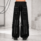 Goth Pant  Bondage Skater Gothic Punk Rocker Cyber Steampunk Biker Pant/Usa