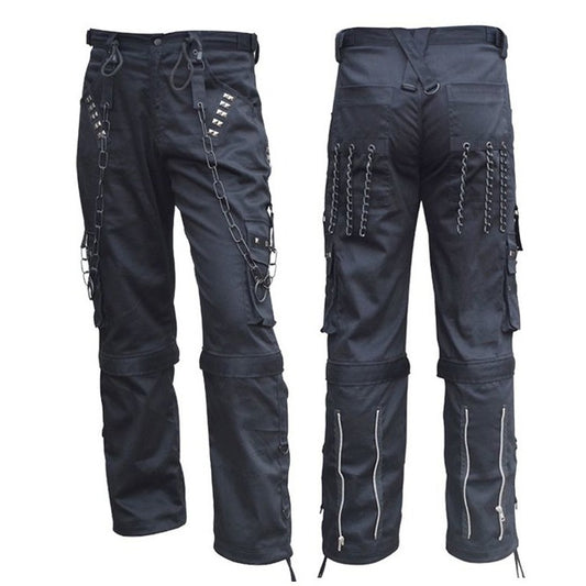 Prime Quality Men Gothic Bondage Pant Alternative Punk Rock Emo Trouser Pant Shorts Gothic Bondage Men Long Pants/USA