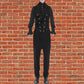 Gothic Punk Rave Arcana Men's Tailcoat Vest Black Grey