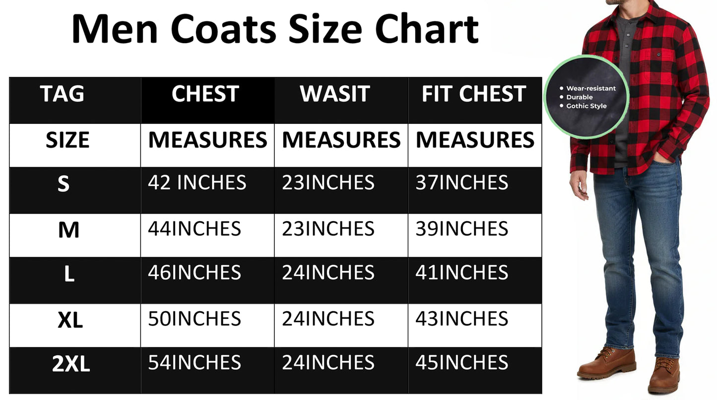 Red Flannel Buffalo Plaid Cotton Button Down Unisex Shirt