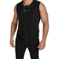 Men T-Shirt Steampunk Gothic visual Vest Tank Top Sleeveless Black Shirt