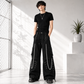 Gothic Men Gothic Cool Cyber Bondage Baggy Pants