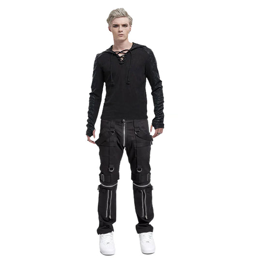 Gothic Bondage Men Pant Alternative Punk Rock Emo Trouser Para Pants