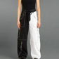 Gothic Bondage Men's Pant Alternative Punk Rock White Emo Trouser Pant Shorts