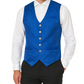 Brocade Men's Vest Waistcoat Gothic Steampunk Royal Blue Vest Victorian/Western-Reenactment/Usa
