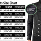 Men's Steampunk Double-Breasted Waistcoat Black Vest Gothic Western-Reenactment USA
