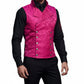 Men's Steampunk Double-breasted Waistcoat Royal Purple Vest Gothic Western-Reenactment USA