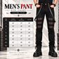 Gothic Men's Steampunk Pants Black Gothic Vintage Cotton Gens Trouser Pant