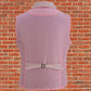 Handmade Pink Men's Victorian Suit Gentleman Vest Steampunk Gothic Waistcoat/Usa