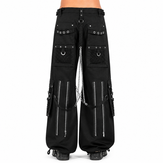 Goth Pant  Bondage Skater Gothic Punk Rocker Cyber Steampunk Biker Pant/Usa