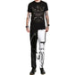 Prime Quality Men Gothic Bondage Gents Pant Black White Cotton Pants Pant Rock Hard Trouser Heavy Weight Pant Emo Pants