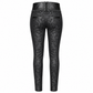Men Syndicate Trousers Pants Steampunk Black Brocade Vintage Gothic Victorian